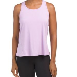 Layer 8 | Easy Runner Scalloped Tank in Dark Purple